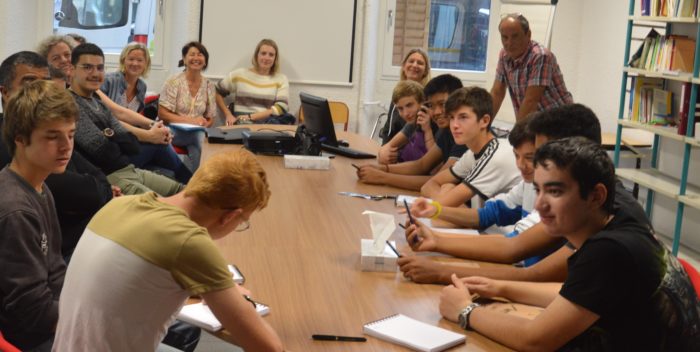 Projet Erasmus + : visite des étudiants du lycée du Nivolet au CEM