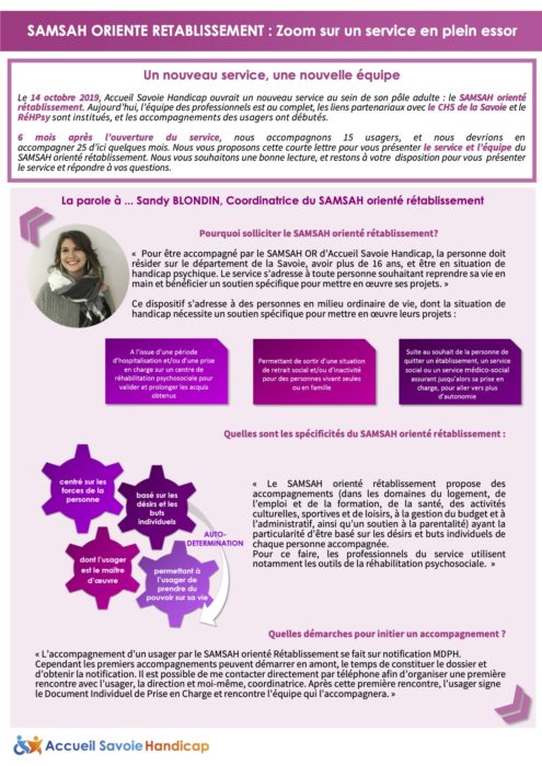SAMSAH orienté rétablissement : zoom sur un service en plein essor