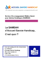 Plaquette de présentation du SAMSAH