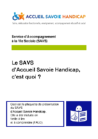 Plaquette de présentation du SAVS