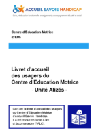 Plaquette de présentation du CEM Alizés