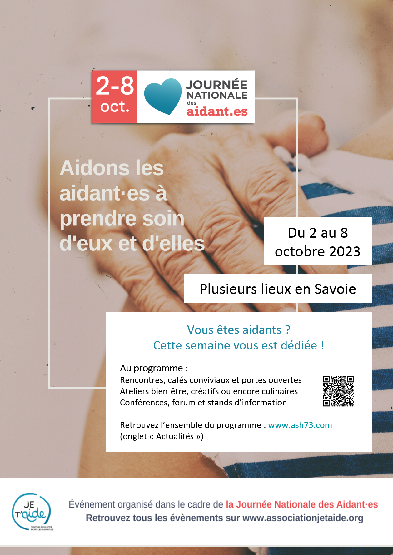 Du 2 au 8 octobre : Une semaine dédiée aux proches-aidants !