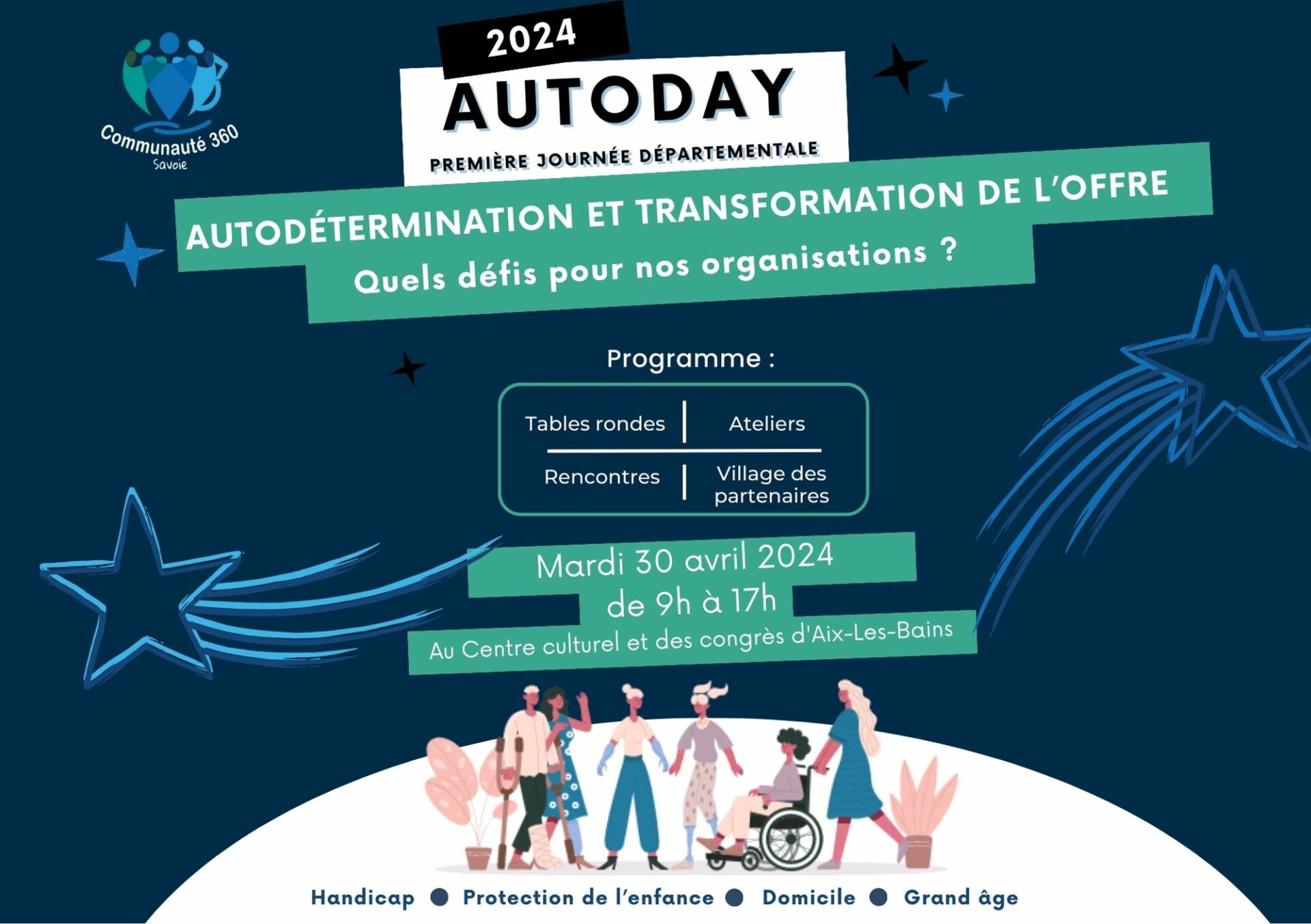 30 avril 2024 « AUTODAY », Journée dédiée à l’autodétermination et la transformation de l’offre