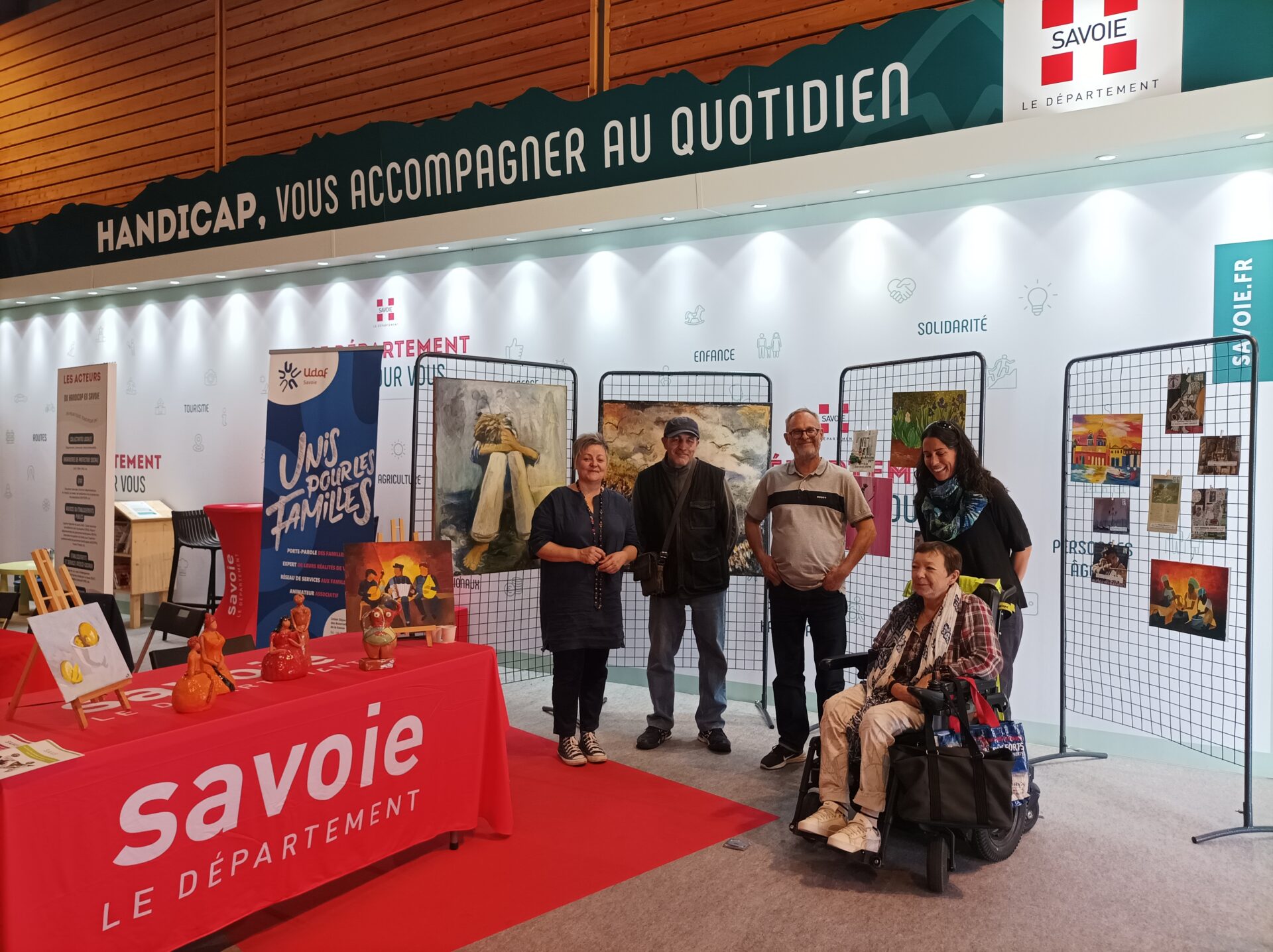 Accueil Savoie Handicap invité par le Département à la Foire de Savoie